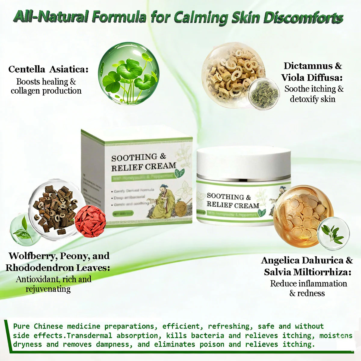 Herbal Miracle Cream for Stubborn Skin Issues