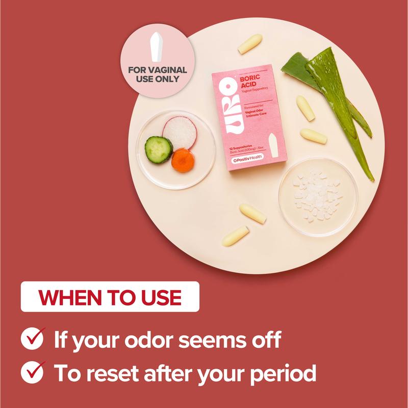 URO - Boric Acid Vaginal Support🌿